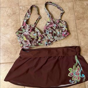 Athleta 2 piece swim